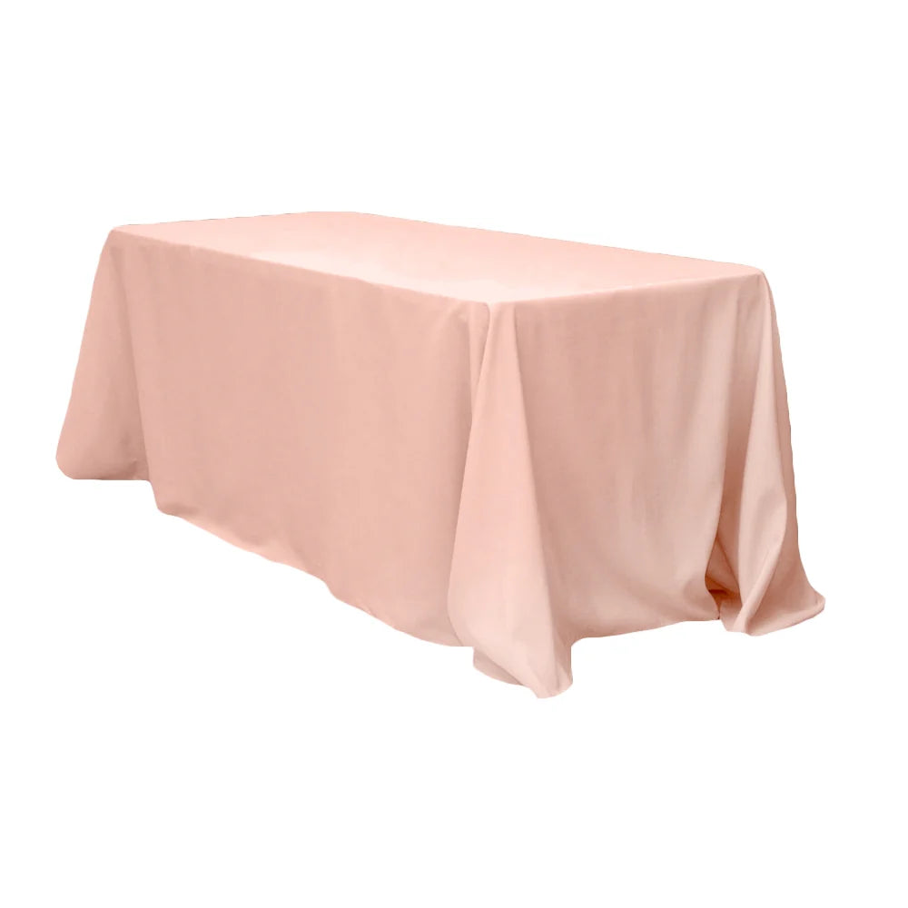 Blush - Premium Polyester Rectangular Tablecloth Rental