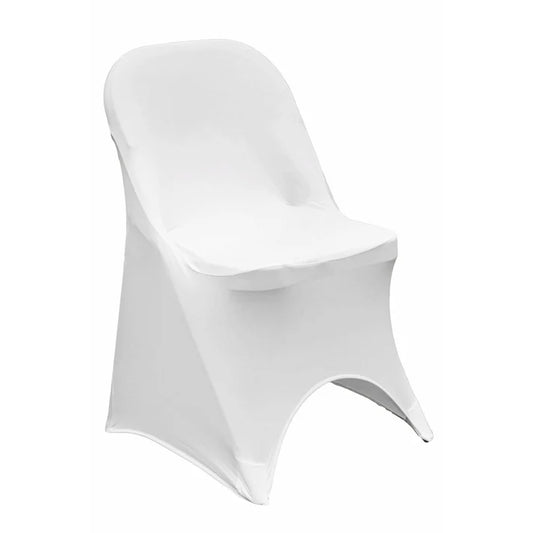 White - Premium Stretch Spandex Chair Cover Rental