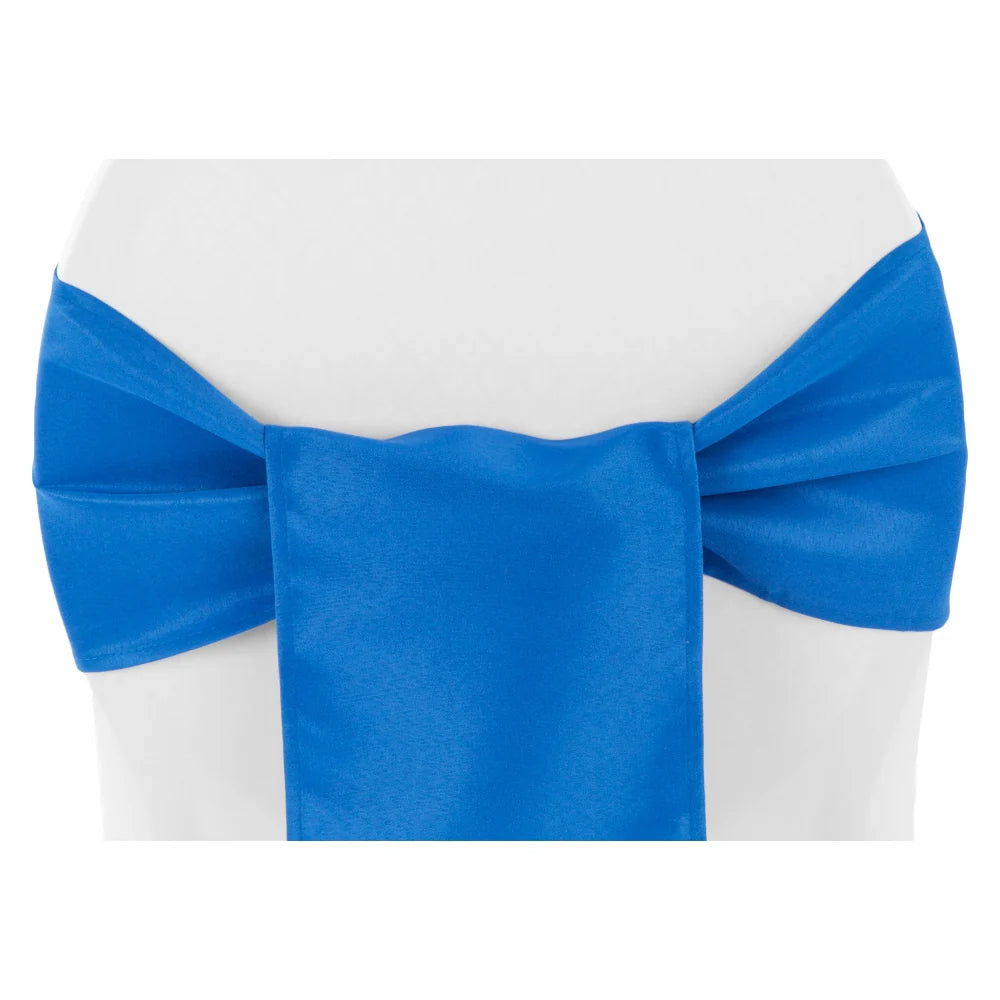 Royal Blue - Polyester Chair Sash/Tie Rental