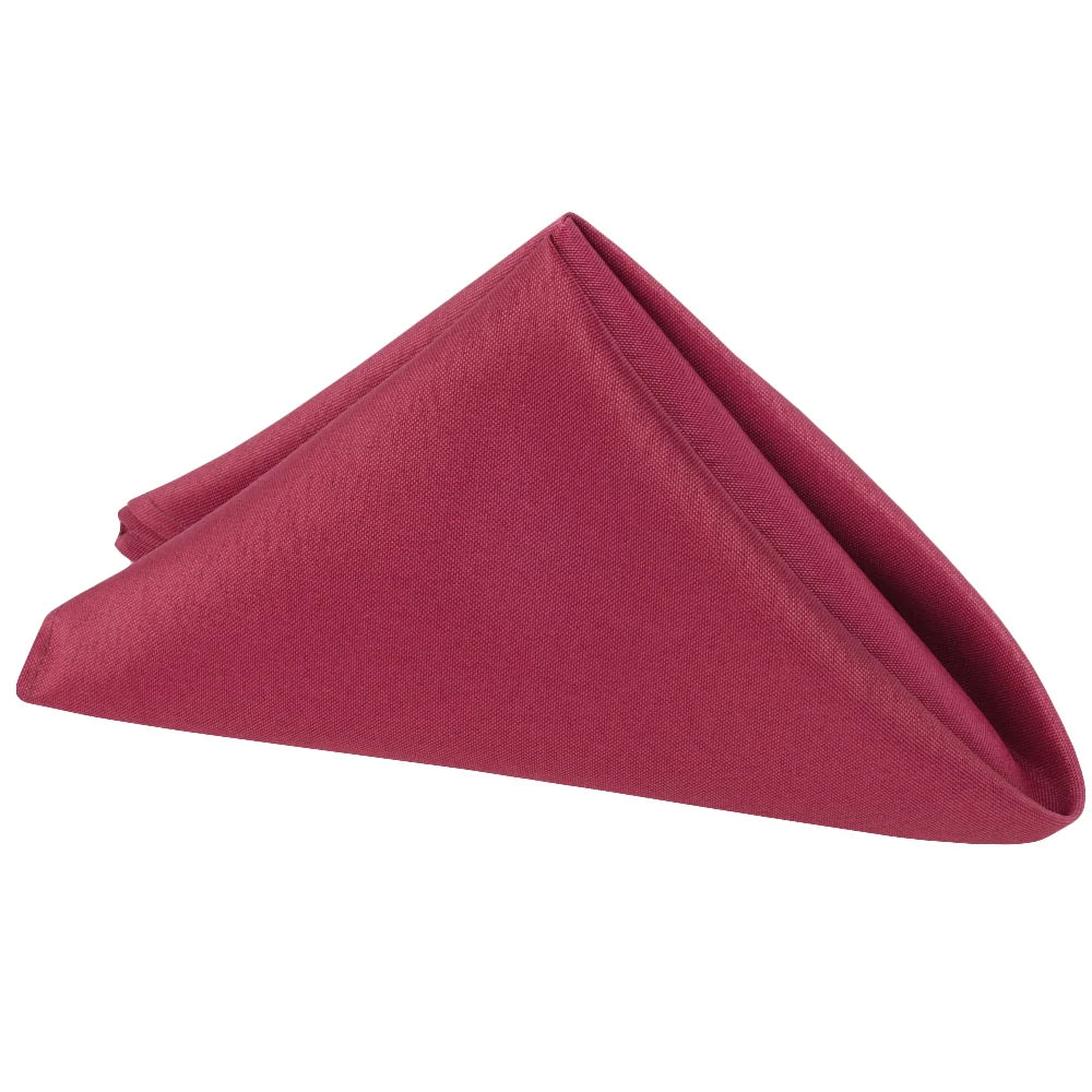 Burgundy - Premium Polyester Napkin Rental