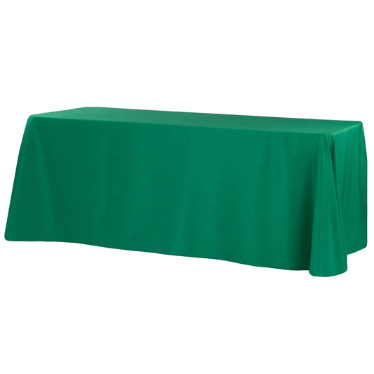 Emerald Green - Premium Polyester Rectangular Tablecloth Rental