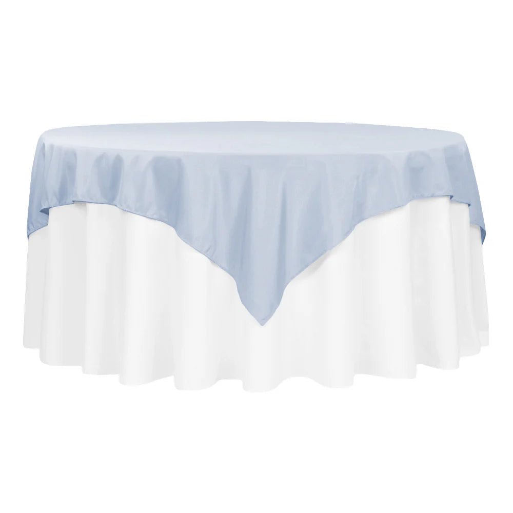 Dusty Blue - Premium Polyester Square Overlay/Tablecloth