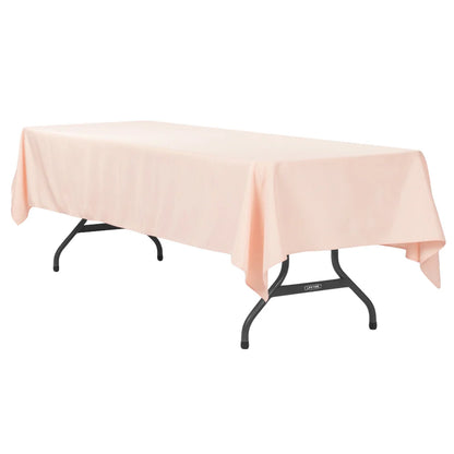 Blush - Premium Polyester Rectangular Tablecloth Rental