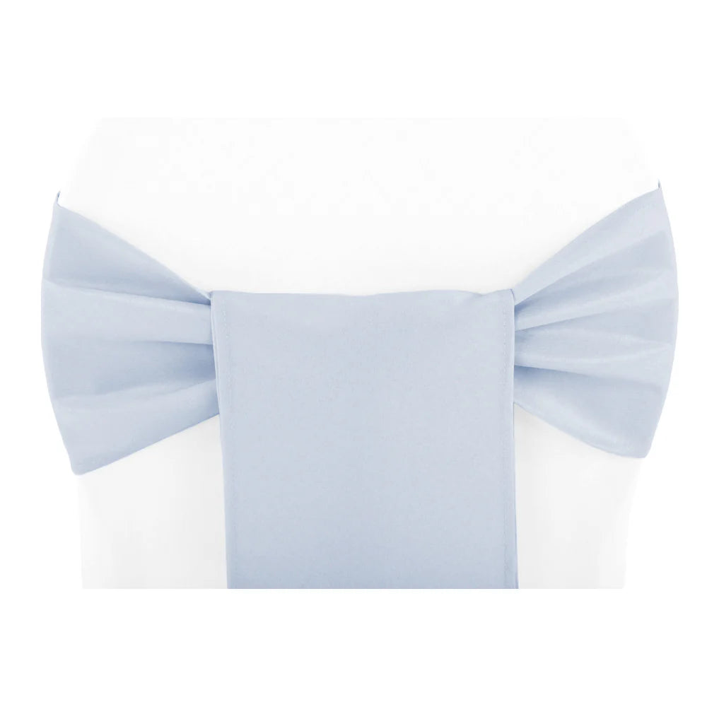 Dusty Blue - Polyester Chair Sash/Tie Rental