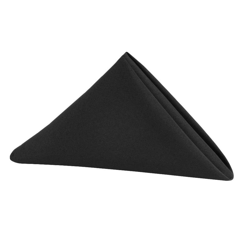 Black - Premium Polyester Napkin Rental