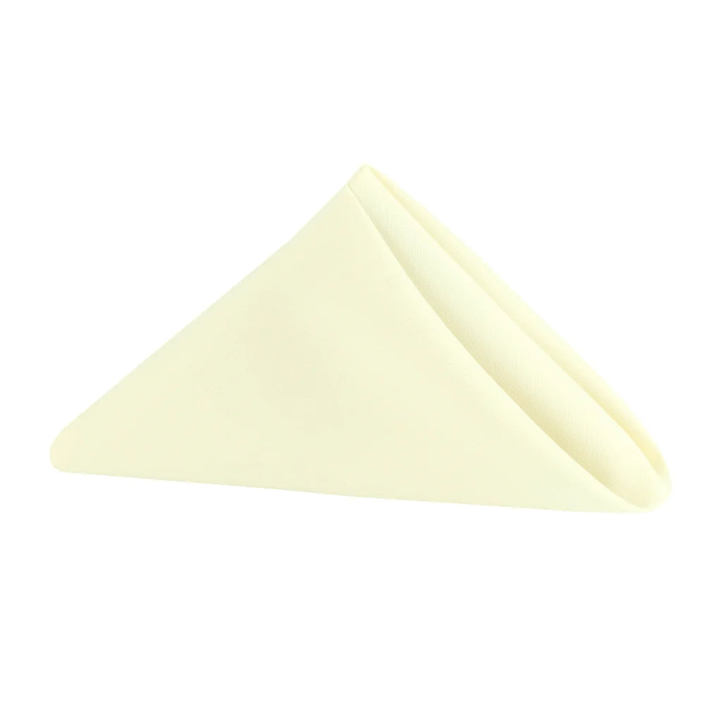 Ivory - Premium Polyester Napkin Rental