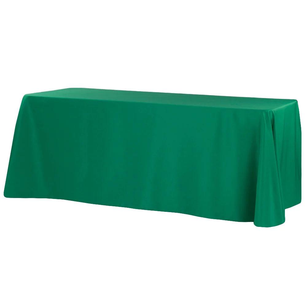 Emerald Green - Premium Polyester Rectangular Tablecloth Rental