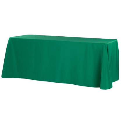 Emerald Green - Premium Polyester Rectangular Tablecloth Rental