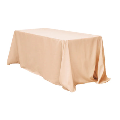 Champagne - Premium Polyester Rectangular Tablecloth Rental