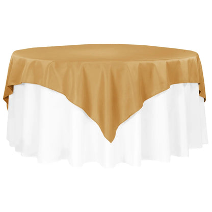 Gold - Premium Polyester Square Overlay/Tablecloth