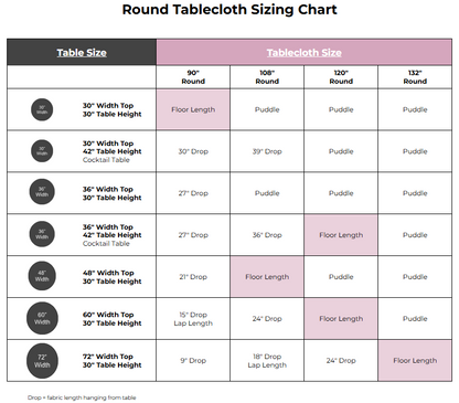 Gold - Premium Polyester Round Tablecloth Rental